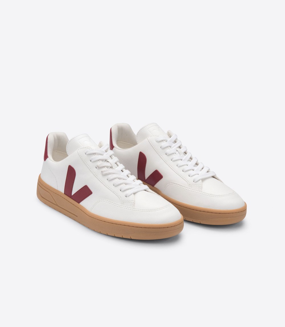 Veja Sneakers Dam - V-12 Läder - Vita - 762530-NLU